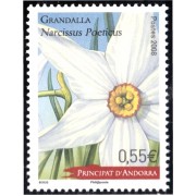 Andorra Francesa 656 2008 Flora Narciso de los poetas MNH