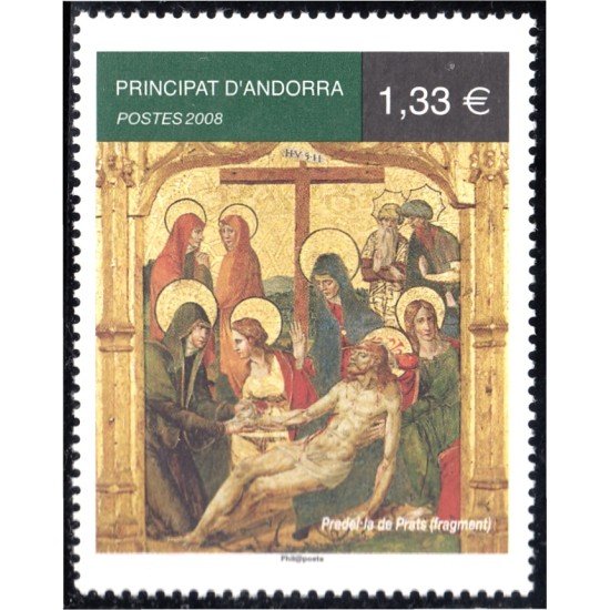 Andorra Francesa 653 2008 Arte religioso MNH Andorra Francesa 653 2008 Arte religioso MNH