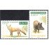 Andorra Francesa 649/50 2008 Fauna Zorro Jabalí MNH