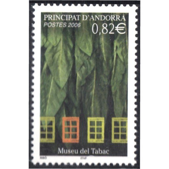 Andorra Francesa 624 2006 Museo del Tabaco MNH Andorra Francesa 624 2006 Museo del Tabaco MNH