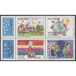 Brasil Brazil 2544/2547 2000 Dibujos Infantiles MNH Brasil Brazil 2544/2547 2000 Dibujos Infantiles MNH