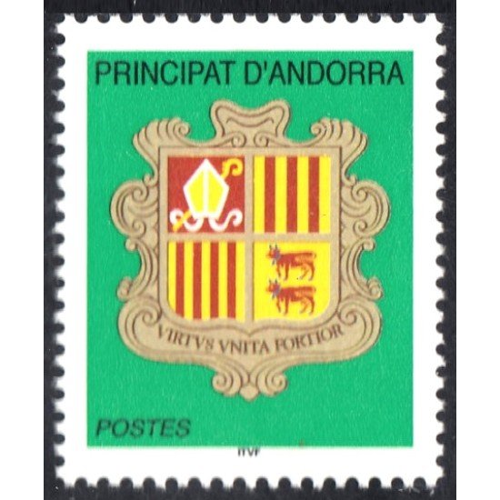 Andorra Francesa 588 2003 Escudo Shield MNH Andorra Francesa 588 2003 Escudo Shield MNH