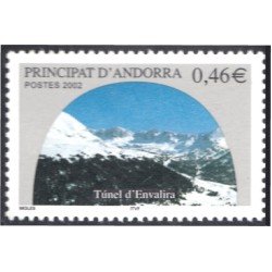 Andorra Francesa 572 2002 El Tunel de Envalira MNH Andorra Francesa 572 2002 El Tunel de Envalira MNH
