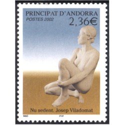 Andorra Francesa 571 2002 Arte. Josep Viladomat MNH Andorra Francesa 571 2002 Arte. Josep Viladomat MNH