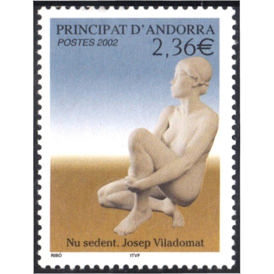 Andorra Francesa 571 2002 Arte. Josep Viladomat MNH Andorra Francesa 571 2002 Arte. Josep Viladomat MNH