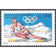 Andorra Francesa 566 2002 Juegos Olímpicos de Invierno Salt Lake City MNH