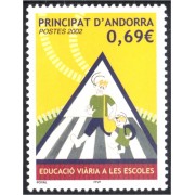 Andorra Francesa 565 2002 Educación vial en las escuelas MNH