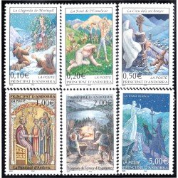 Andorra Francesa 559/64 2002 Tradiciones y leyendas andorranas MNH Andorra Francesa 559/64 2002 Tradiciones y leyendas andorranas MNH