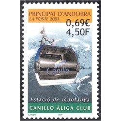 Andorra Francesa 540 2001 Estación de montaña  MNH