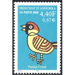 Andorra Francesa 533 2000 Fauna Aves Birds  MNH MNH