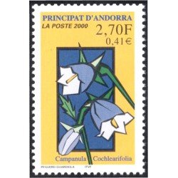 Andorra Francesa 530 2000 Naturaleza Flores flowers  MNH