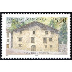 Andorra Francesa 522 1999 Casa Rull - Sispony MNH Andorra Francesa 522 1999 Casa Rull - Sispony MNH