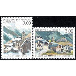 Andorra Francesa 519/20 1999 Conjuntos Históricos MNH Andorra Francesa 519/20 1999 Conjuntos Históricos MNH