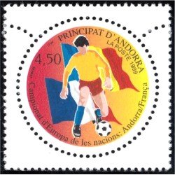 Andorra Francesa 517 1999 Campeonato de Europa de Fútbol MNH Andorra Francesa 517 1999 Campeonato de Europa de Fútbol MNH