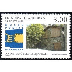 Andorra Francesa 510 1998 Inauguración del Museo Postal MNH Andorra Francesa 510 1998 Inauguración del Museo Postal MNH