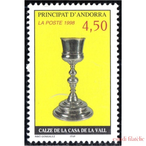 Andorra Francesa 506 1998 Cáliz de la casa de Vall MNH