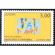 Andorra Francesa 504 1998 Fiesta de la Música MNH