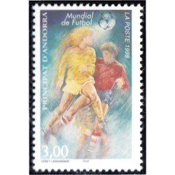 Andorra Francesa 503 1998 Mundial de Fútbol MNH Andorra Francesa 503 1998 Mundial de Fútbol MNH