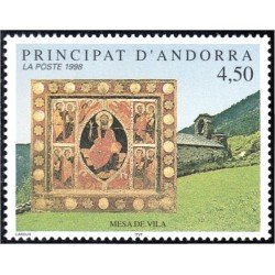 Andorra Francesa 499 1998 Arte religioso Mesa de Vila MNH Andorra Francesa 499 1998 Arte religioso Mesa de Vila MNH