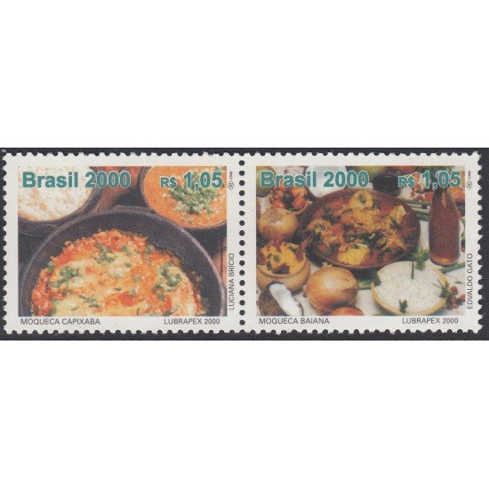 Brasil Brazil 2553/2554 2000 Platos típicos MNH