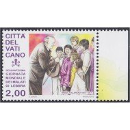 Vaticano 1637 2013 Día mundial de los pacientes con lepra MNH