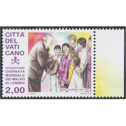 Vaticano 1637 2013 Día mundial de los pacientes con lepra MNH Vaticano 1637 2013 Día mundial de los pacientes con lepra MNH