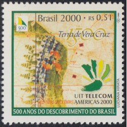 Brasil Brazil 2560 2000 500 Años del descubrimiento de Brasil. Telecom 200 Congreso Internacional MNH Brasil Brazil 2560 2000 500 Años del descubrimiento de Brasil. Telecom 200 Congreso Internacional MNH