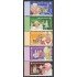 Vaticano 1574/78 2011 Viajes de SS Benedicto XVI MNH