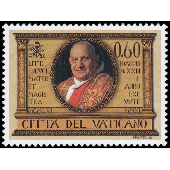 Vaticano 1570 2011 SS Juan Pablo XXIII MNH Vaticano 1570 2011 SS Juan Pablo XXIII MNH