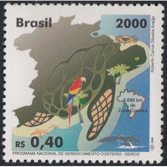 Brasil Brazil 2582 2000 Programa Naciobal de vigilancia Costera MNH