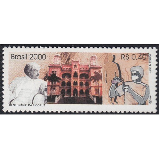 Brasil Brazil 2583 2000 100° de la Fundación Oswaldo Cruz. MNH