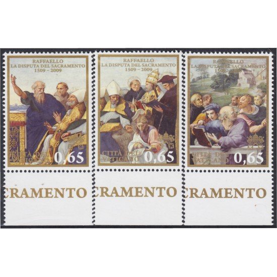 Vaticano 1501/03 2009 Obra de Rafael Vaticano 1501/03 2009 Obra de Rafael