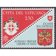 Vaticano 1475 2008 Convención entre Malta y Ciudad del Vaticano MNH