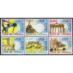 Vaticano 1438/43 2007 Tratado de Roma MNH Vaticano 1438/43 2007 Tratado de Roma MNH