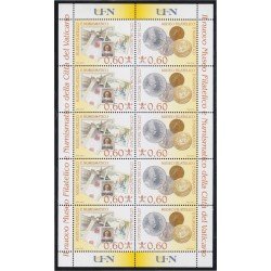 Vaticano 1436/37 2007 Minihojita II Nuevo Filatélico Numismático de la Ciudad del Vaticano MNH Vaticano 1436/37 2007 Minihojita II Nuevo Filatélico Numismático de la Ciudad del Vaticano MNH