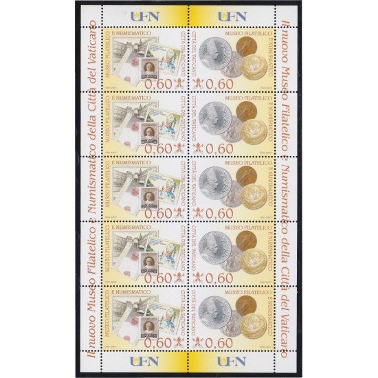 Vaticano 1436/37 2007 Minihojita II Nuevo Filatélico Numismático de la Ciudad del Vaticano MNH Vaticano 1436/37 2007 Minihojita II Nuevo Filatélico Numismático de la Ciudad del Vaticano MNH