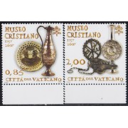 Vaticano 1431/32 2007 25 Aniversario Museo Cristiano MNH