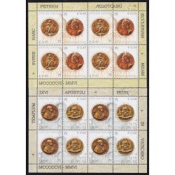 Vaticano 1409/12 2006 Minihojita Basílica de St.Pedro Roma MNH Vaticano 1409/12 2006 Minihojita Basílica de St.Pedro Roma MNH