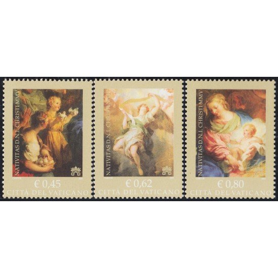 Vaticano 1393/95 2005 Navidad Christmas MNH