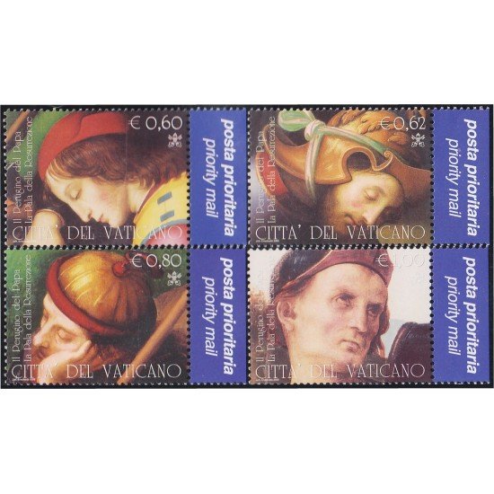 Vaticano 1370/73 2005 Il Perugino del Papa  La pala de la resurrección MNH