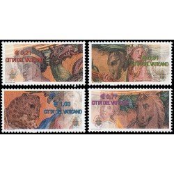 Vaticano 1318/21 2003 Detalles de los mosaicos de la basílica del Vaticano MNH Vaticano 1318/21 2003 Detalles de los mosaicos de la basílica del Vaticano MNH
