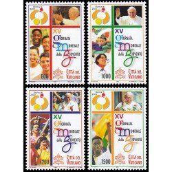 Vaticano 1198/01 2000 Día Mundial de la Juventud MNH