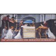 Vaticano HB 42 2013 750 Aniversario del Milagro de Bolsena MNH