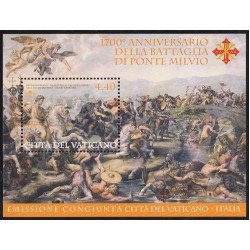 Vaticano HB 40 2012 1700 aniversario Batalla de Ponte Milvio MNH Vaticano HB 40 2012 1700 aniversario Batalla de Ponte Milvio MNH