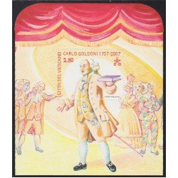 Vaticano HB 31 2007 Personalidad del Teatro Carlo Goldini MNH Vaticano HB 31 2007 Personalidad del Teatro Carlo Goldini MNH