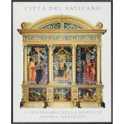 Vaticano HB 29 2006 Obras de Andrea Mantegna Pintora MNH