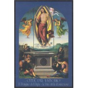 Vaticano HB 27 2005 Il Perugino del Papa La pala de la resurrección MNH