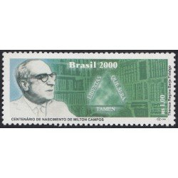 Brasil Brazil 2600 2000 100° del nacimiento de Milton Campos MNH Brasil Brazil 2600 2000 100° del nacimiento de Milton Campos MNH