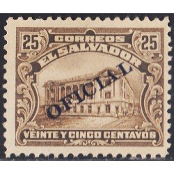 El Salvador SO 219 1916 Teatro Nacional MNH