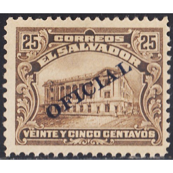 El Salvador SO 219 1916 Teatro Nacional MNH El Salvador SO 219 1916 Teatro Nacional MNH